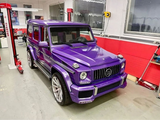 Hexis Byzantine Violet Glitter Vinyl Wrap | HX20VBYB