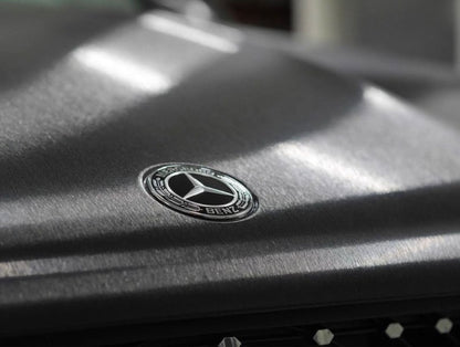 Hexis Brushed Aluminum Grey Gloss Vinyl Wrap | HX30BAGANB