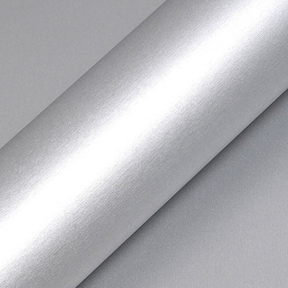 Hexis Brushed Aluminum Gloss Vinyl Wrap | HX30BASILB