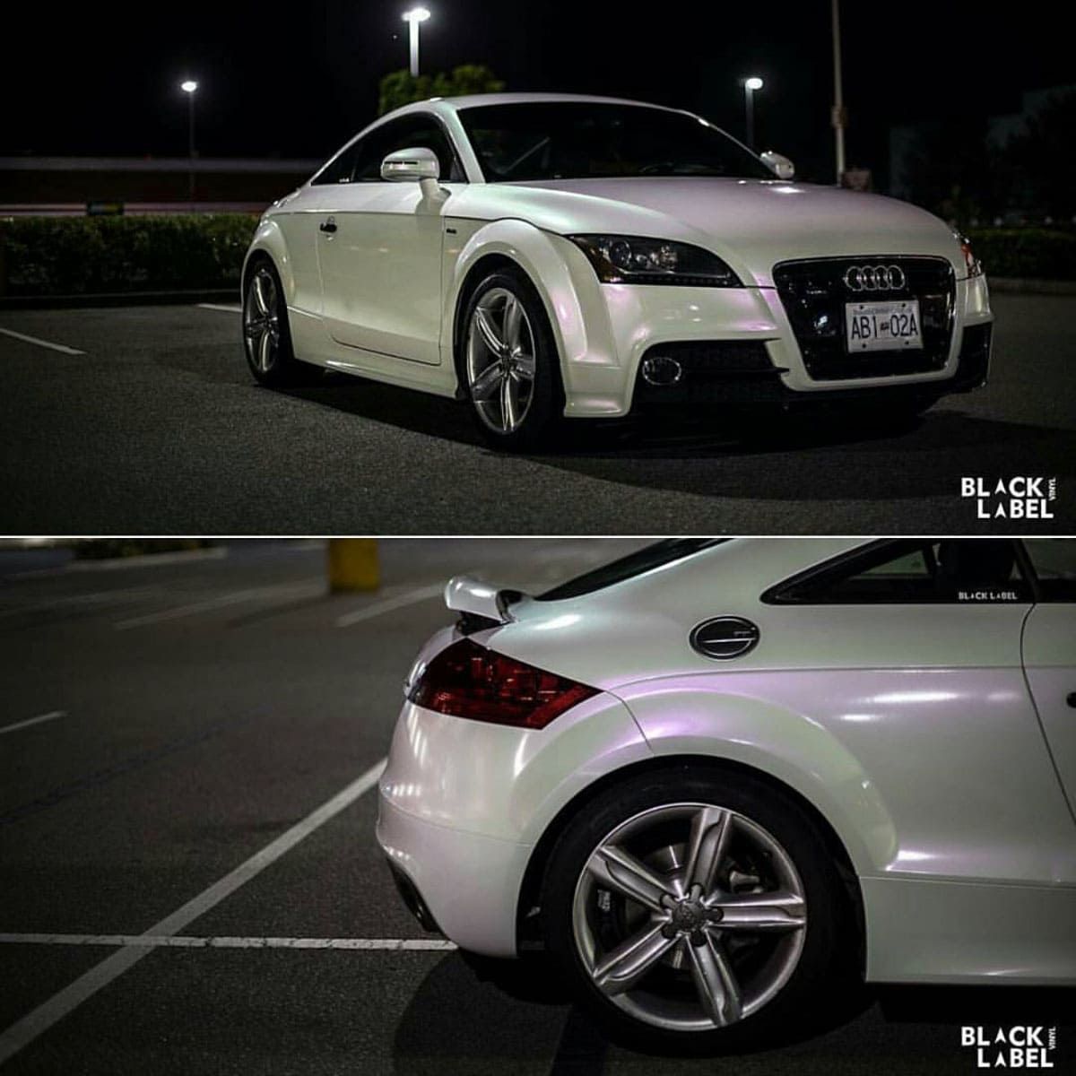 Hexis Pearl White Variochrome Vinyl Wrap | HX30BPEB