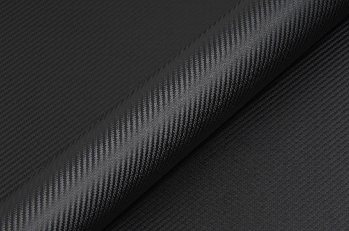Hexis Black Carbon Fiber Semi Gloss Vinyl Wrap | HX30CANCOB