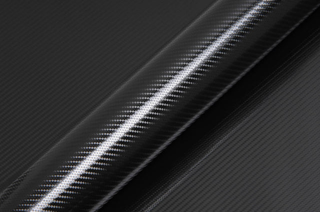 Hexis Black High Gloss Carbon Vinyl Wrap | HX30CANPEB