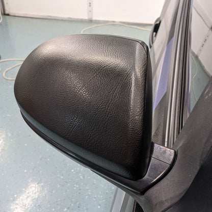 Hexis Black Leather Vinyl Wrap | HX30PG889B