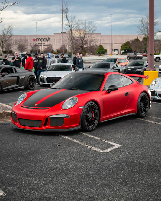 Hexis Super Chrome Red Satin Vinyl Wrap | HX30SCH02S