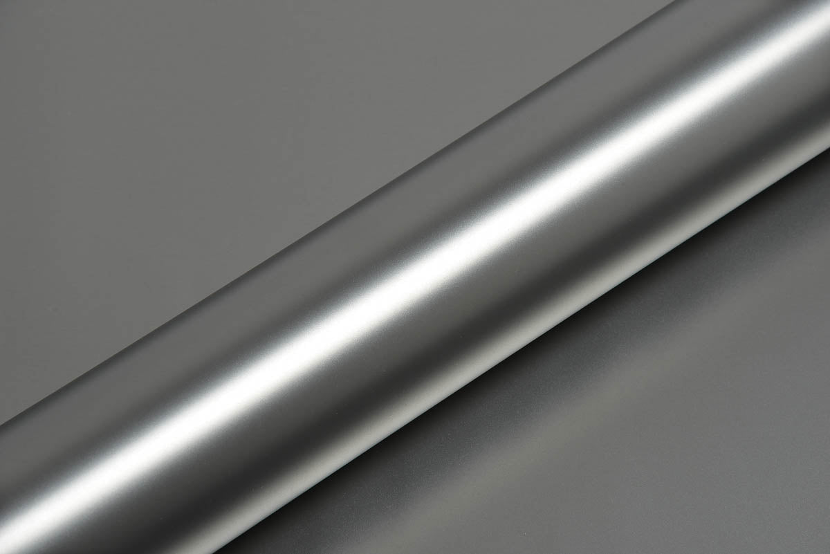 Hexis Super Chrome Titanium Satin Vinyl Wrap | HX30SCH03S – Luxe