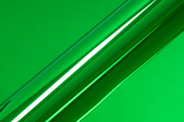 Hexis Super Chrome Green Gloss Vinyl Wrap | HX30SCH04B