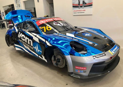 Hexis Super Chrome Blue Gloss Vinyl Wrap | HX30SCH05B