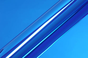 Hexis Super Chrome Blue Gloss Vinyl Wrap | HX30SCH05B