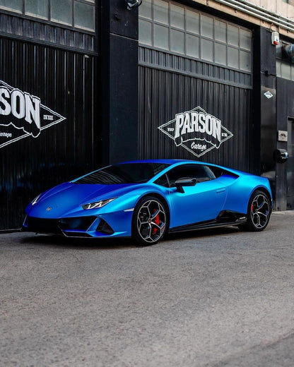 Hexis Super Chrome Blue Satin Vinyl Wrap | HX30SCH05S