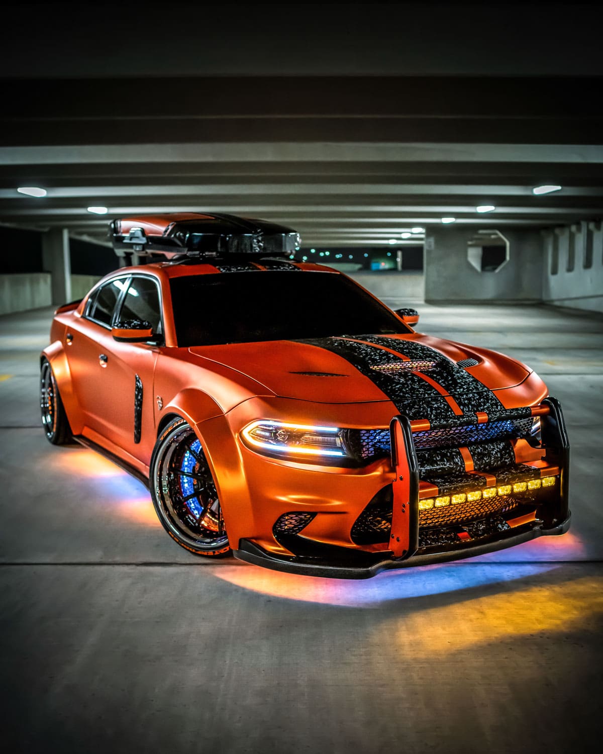 Hexis Super Chrome Orange Satin Vinyl Wrap | HX30SCH08S