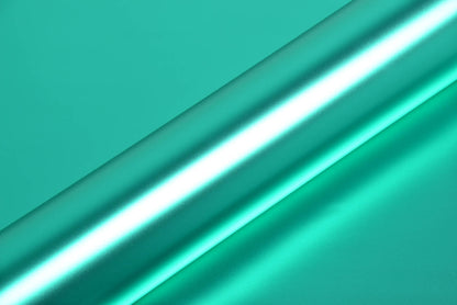 Hexis Super Chrome Turquoise Satin Vinyl Wrap | HX30SCH09S