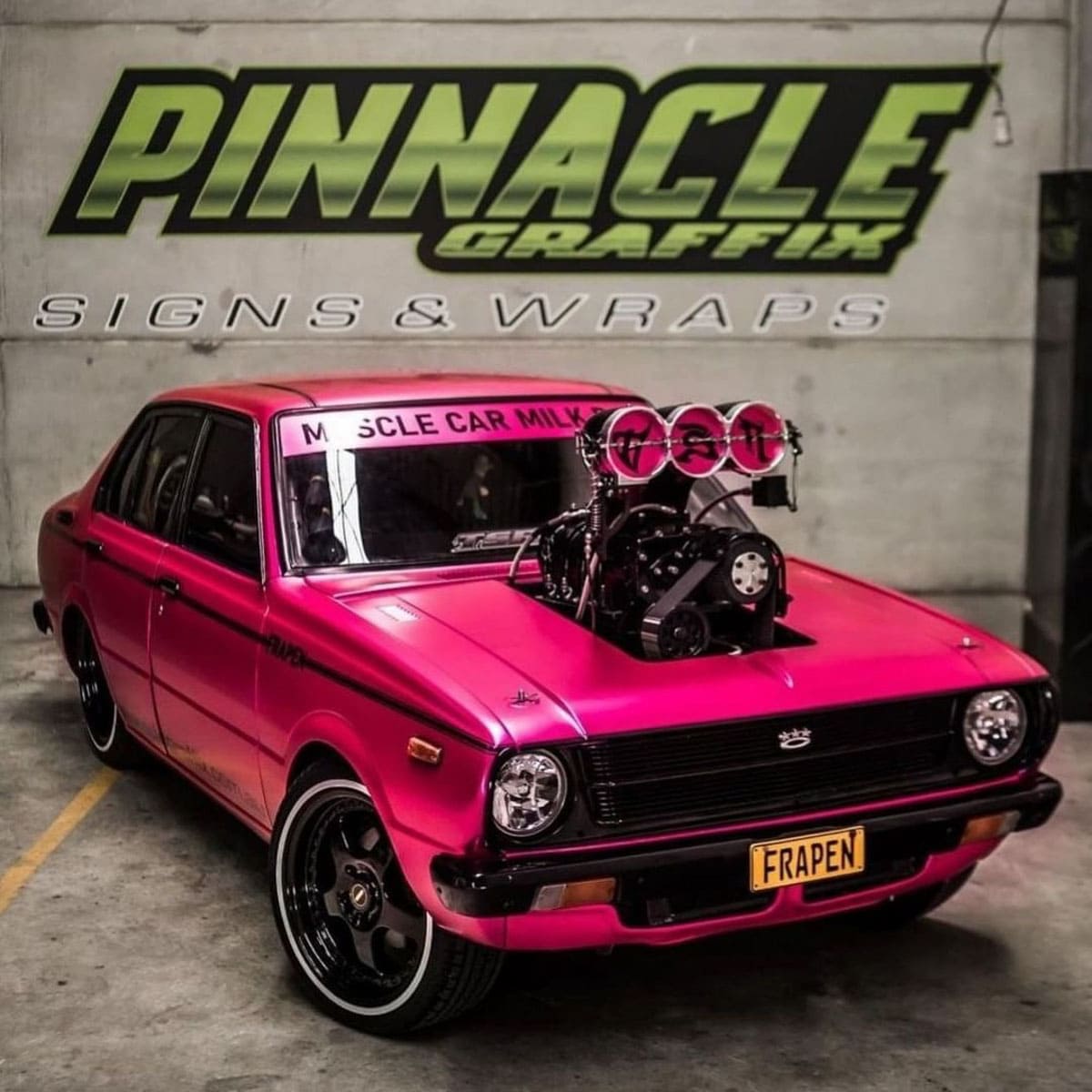 Hexis Super Chrome Pink Satin Vinyl Wrap | HX30SCH10S