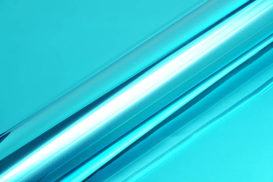 Hexis Super Chrome Light Blue Gloss Vinyl Wrap | HX30SCH11B