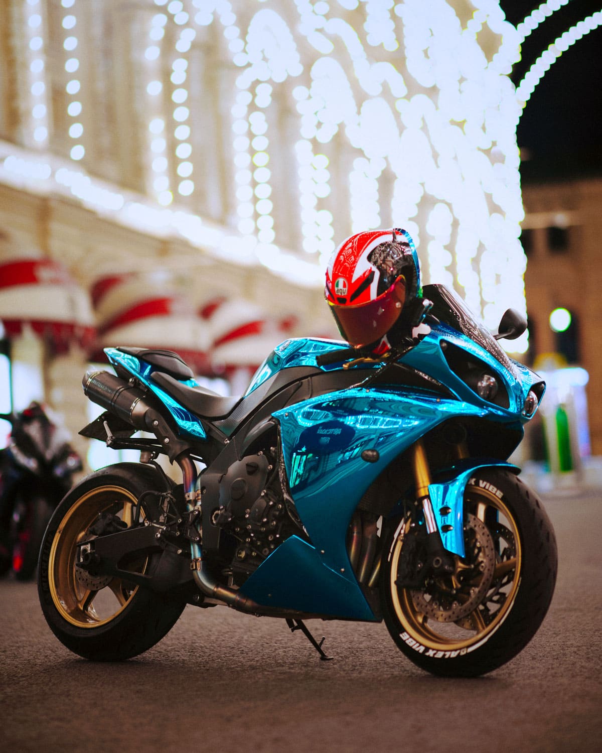 Hexis Super Chrome Light Blue Gloss Vinyl Wrap | HX30SCH11B