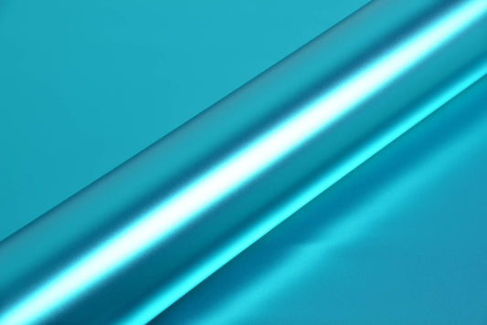 Hexis Super Chrome Light Blue Satin Vinyl Wrap | HX30SCH11S