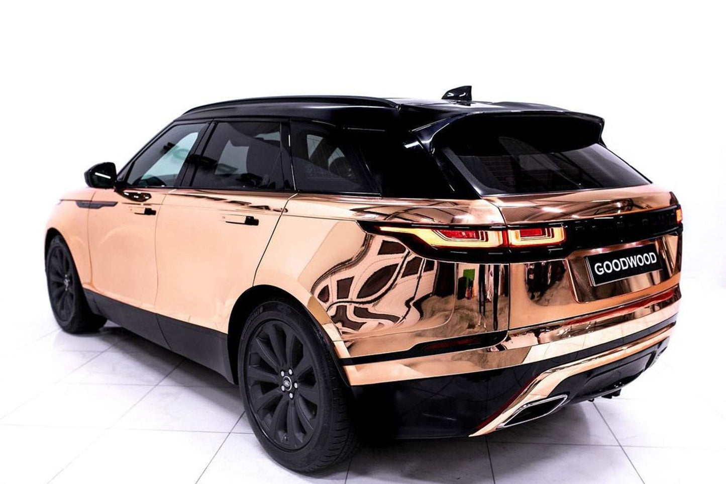 Hexis Super Chrome Rose Gold Gloss Vinyl Wrap | HX30SCH12B
