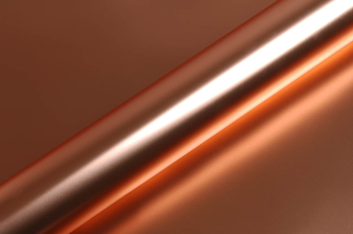 Hexis Super Chrome Rose Gold Satin Vinyl Wrap | HX30SCH12S