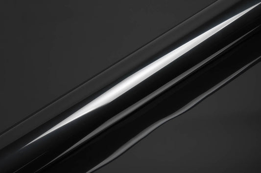 Hexis Super Chrome Ebony Black Gloss Vinyl Wrap | HX30SCH13B