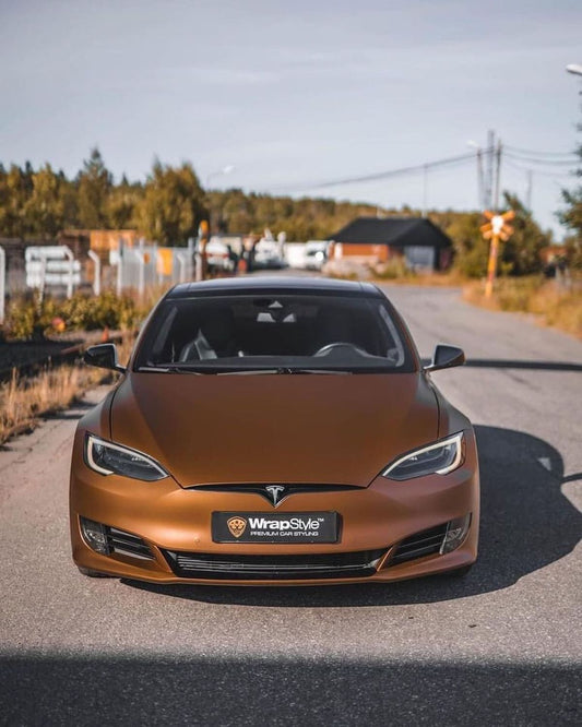 Hexis Super Chrome Arabica Copper Satin Vinyl Wrap | HX30SCH15S