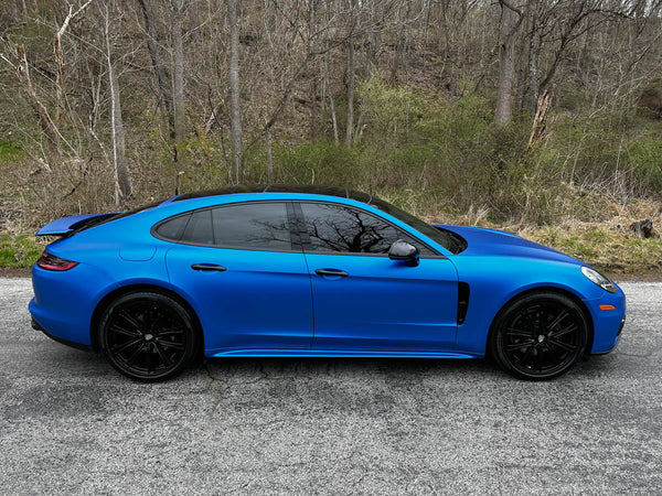 KPMF Matte Iced Blue Titanium Vinyl Wrap | K75505 – Luxe Auto Concepts