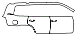 2021 Toyota LandCruiser Heritage Edition Rear Fender and Door Kit - PPF