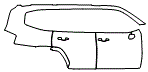2022 Toyota LandCruiser 300 GX Door and Rear Fender Kit - PPF