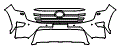 2022 Toyota LandCruiser 300 Bumper Kit - PPF