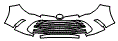 2018 Toyota Avalon Hybrid XLE Premium Bumper Kit - PPF
