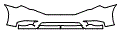 2012 Toyota Avalon Base Bumper and Luggage Area Kit - PPF