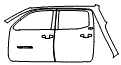 2022 Toyota Tacoma Door and Rear Fender Kit - PPF