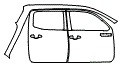 2021 Toyota Tacoma  TRD Pro Rear Fender and Door Kit - PPF