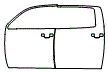 2021 Toyota Tundra  Limited Door Kit - PPF
