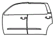 2016 Toyota Sequoia Door Kit - PPF