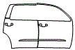 2017 Toyota Sequoia Door Kit - PPF