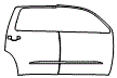2021 Toyota Sequoia Door Kit - PPF