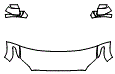 2022 Toyota Tundra  SR5 Hood, Fender and Mirror Kit - PPF