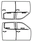 2024 Toyota Tundra Door Kit - PPF