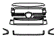 2021 Toyota Sequoia Grille Kit - PPF