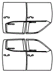 2025 Toyota Tundra Door Kit - PPF