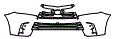 2017 Toyota Highlander Grille and Bumper Kit - PPF