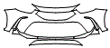 2022 Toyota Highlander XSE Bumper Kit - PPF