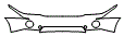 2007 Toyota Highlander Base Bumper Kit
