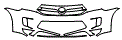2013 Toyota Highlander Grille and Bumper Kit - PPF