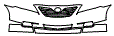 2008 Toyota Camry Grille and Bumper Kit - PPF