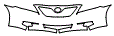 2008 Toyota Camry Hybrid Grille and Bumper Kit - PPF