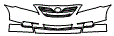 2008 Toyota Camry Grille and Bumper Kit - PPF
