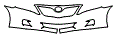 2011 Toyota Camry Grille and Bumper Kit - PPF
