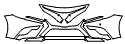 2019 Toyota Camry Hybrid Bumper and Grille Kit - PPF