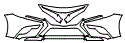 2020 Toyota Camry Bumper and Grille Kit - PPF