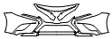 2020 Toyota Camry Bumper and Grille Kit - PPF